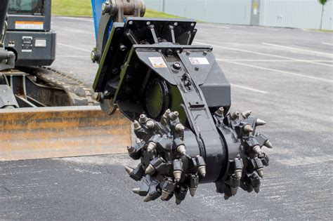 rock grinder for mini excavator|excavator rock saw attachment.